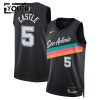 NBA Børn Trøje San Antonio Spurs Stephon Castle 2025-26 Nike City Edition Sort Swingman NBA Børn Trøje San Antonio Spurs Stephon Castle 2025-26 Nike City Edition Sort Swingman